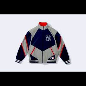 Supreme x New York Yankees Track Jacket Navy S